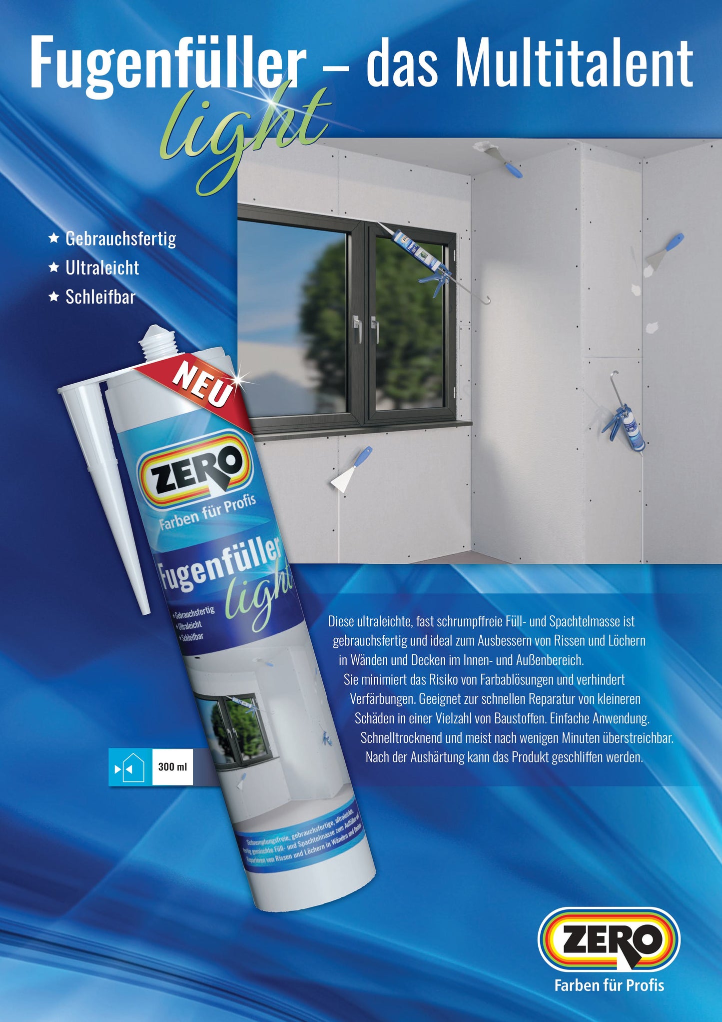 Fugenfüller light 300 ml Zero