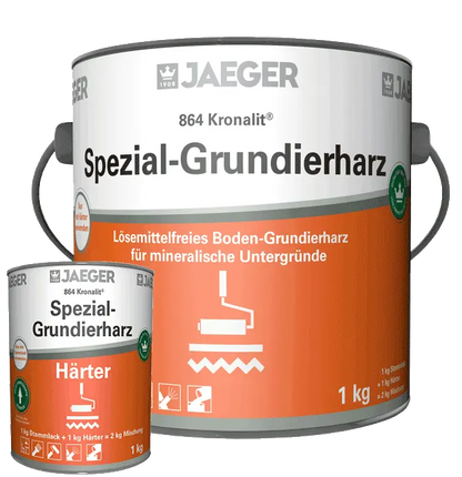 Jaeger 864 Kronalit® Spezial-Grundierharz 2,5kg für 853 2K PU-Bodenbeschichtung