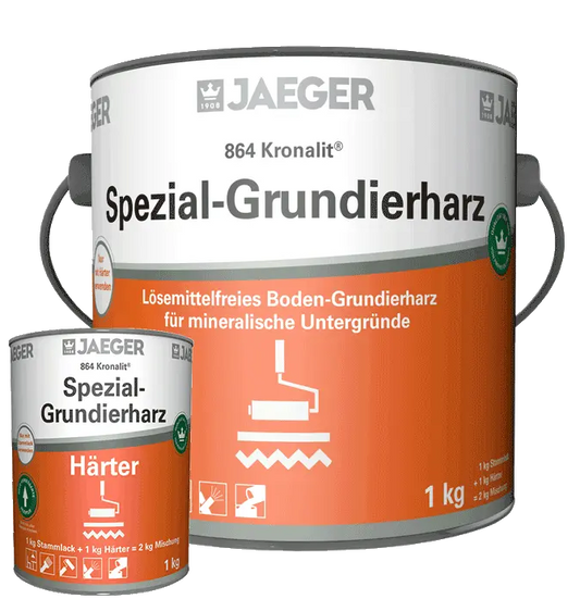 Jaeger 864 Kronalit® Spezial-Grundierharz 2,5kg für 853 2K PU-Bodenbeschichtung
