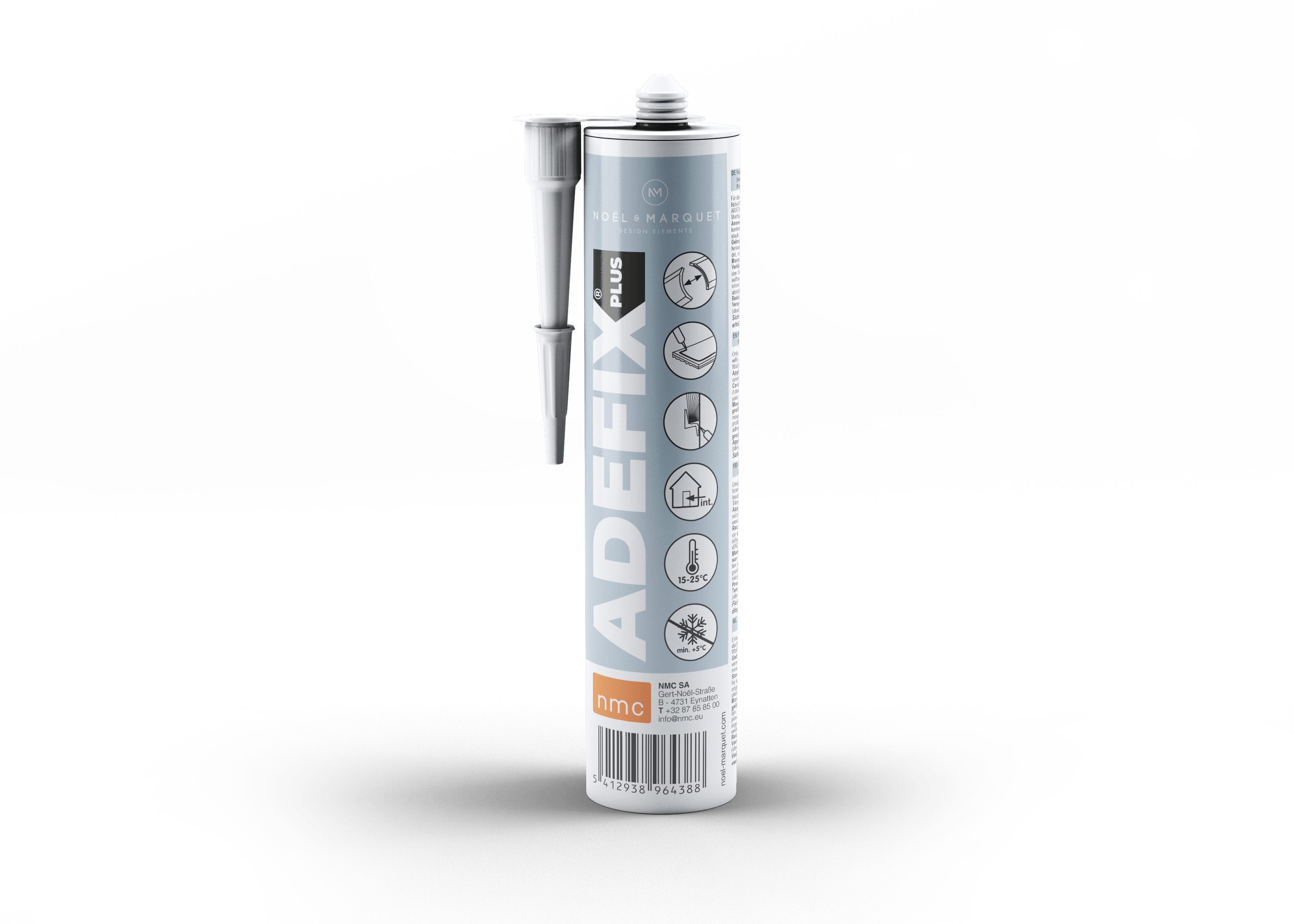 3 Adesivi Di Montaggio Adefix NMC Polistirolo Listini Stucco - Foto 10