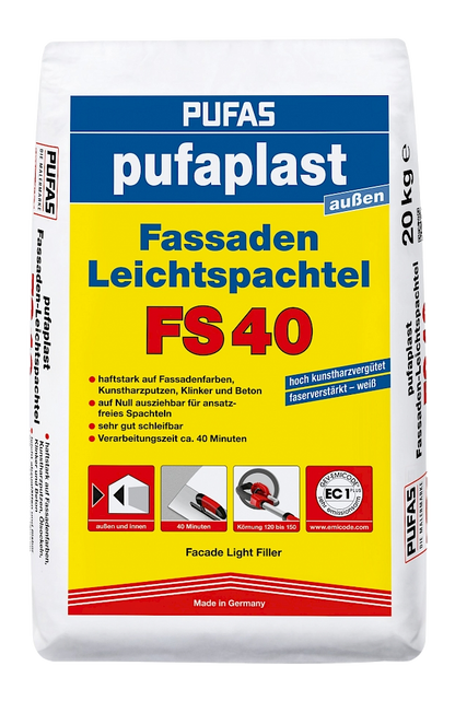 pufaplast Fassaden Leichtspachtel FS 40