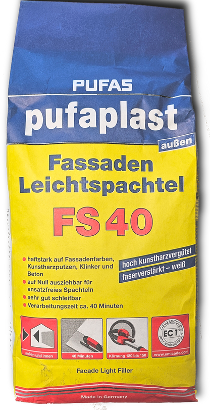 pufaplast Fassaden Leichtspachtel FS 40