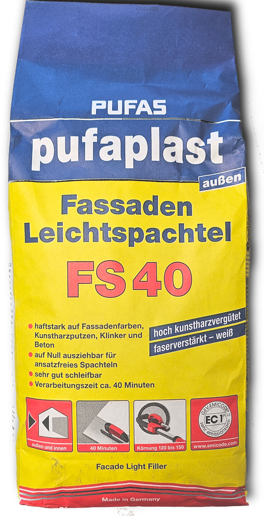 pufaplast Fassaden Leichtspachtel FS 40