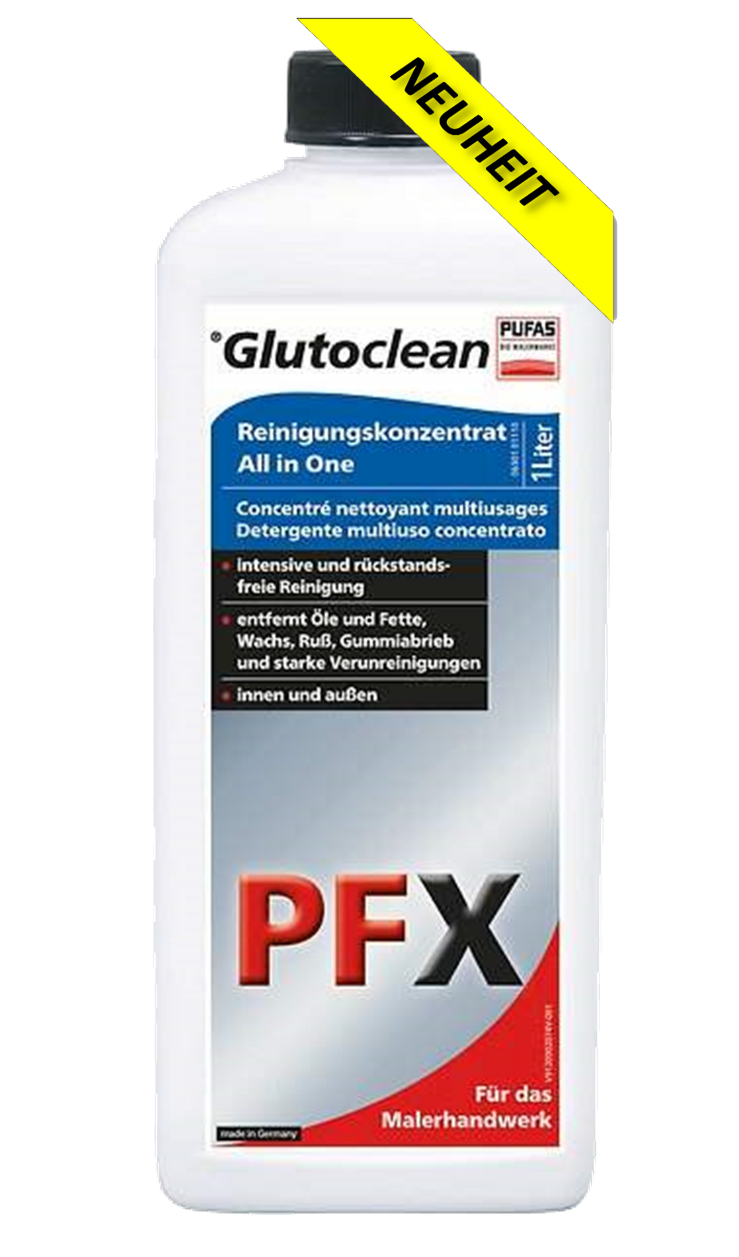 Glutoclean Reinigungskonzentrat All in One PFX 1l